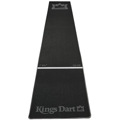 Kings Dart Dartteppich Turnier Pro | Offizielle Abwurflinie | 66 cm oder 90 cm Breite | rutschfest | Pfeil- und Bodenschutz von Kings Dart