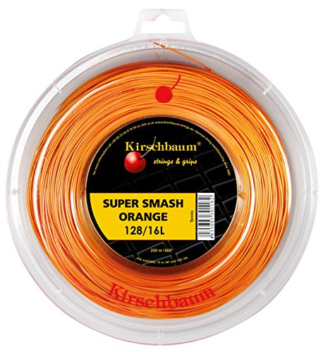 Kirschbaum Saitenrolle Super Smash, Orange, 200m, 0105210217000014 von Kirschbaum