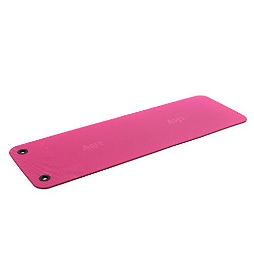AIREX Fitline 180, Gymnastikmatte, pink, mit Spezial-Ösen, ca. 180 x 60 x 1 cm von Airex