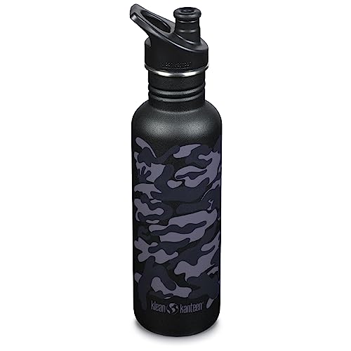 Klean Kanteen Unisex – Erwachsene Klean Kanteen-1008927 Flasche, Black Camo, One Size von Klean Kanteen