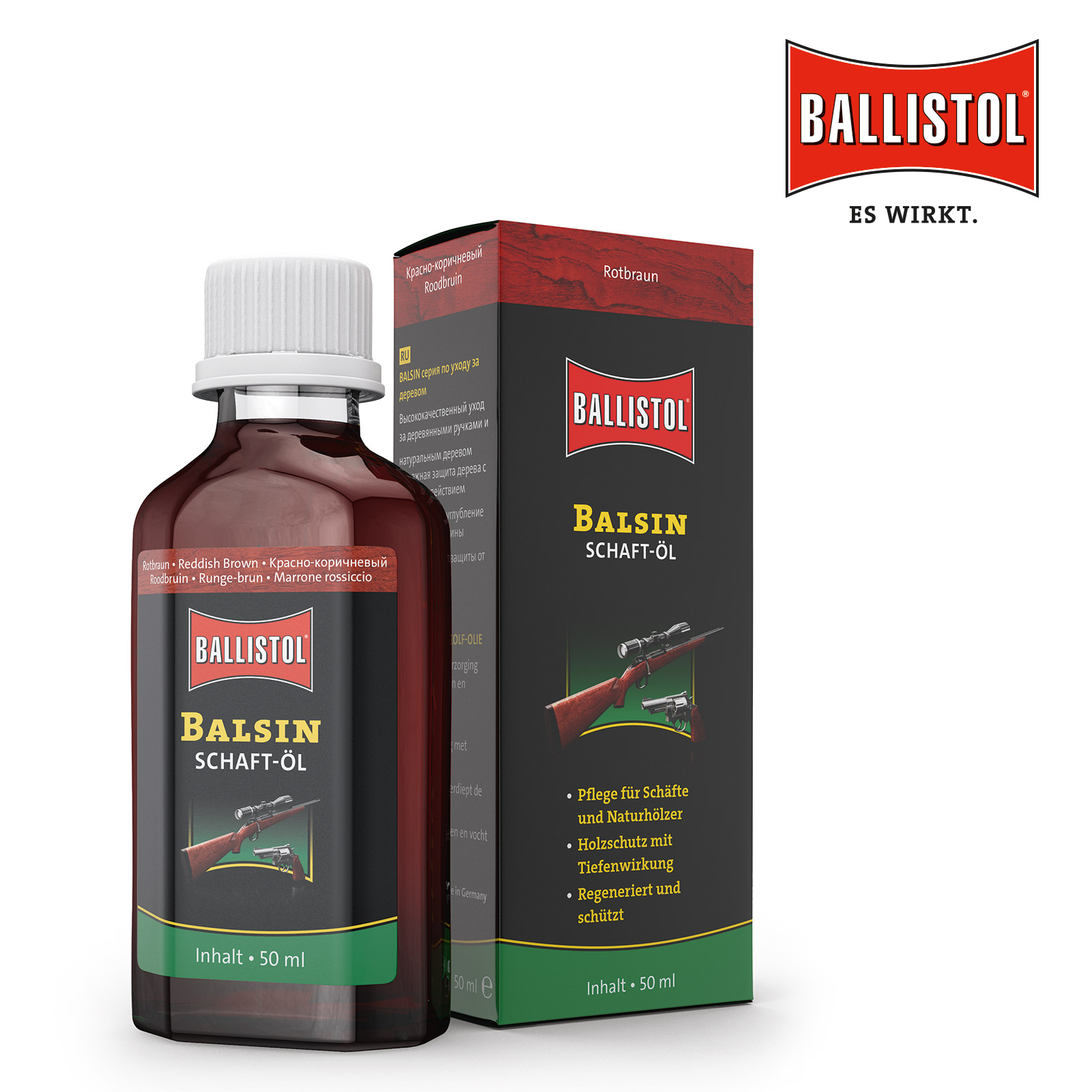 BALSIN SCHAFTOEL 50 ML ROTBRAU von Klever-Ballistol