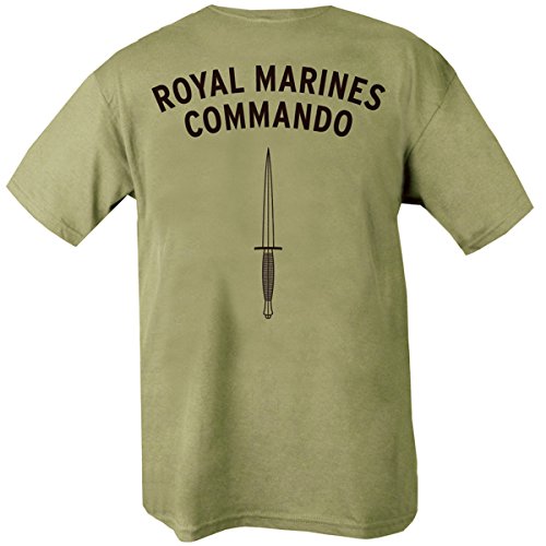 Kombat UK Herren T-Shirt Royal Marines Commando M olivgrün von Kombat UK