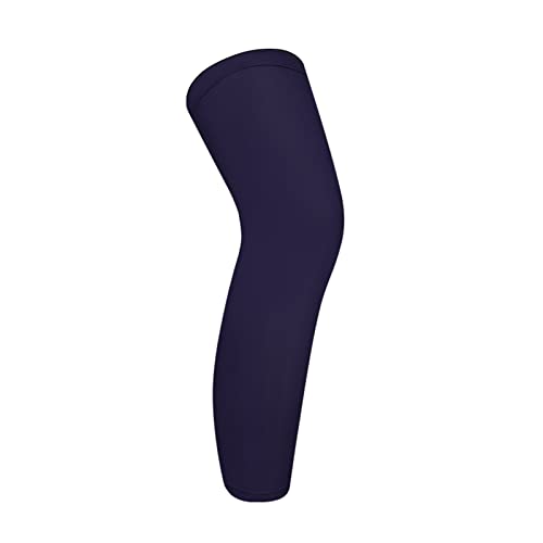 Kripyery 1 x Kniebandage, Knie-Kompressions-Ärmelstütze für Männer und Frauen, schweißabsorbierende elastische Knieschoner Beinmanschette zum Laufen, Wandern Königsblau 2XL von Kripyery