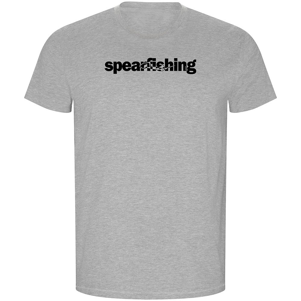 Kruskis Word Spearfishing Eco Short Sleeve T-shirt Grau 2XL Mann von Kruskis