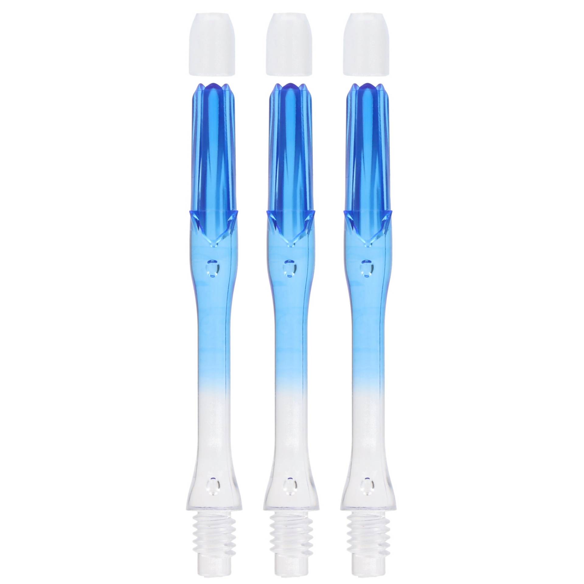 L-Style Shaft Natural Nine Slim Ls 300, blau transparent, 3 Stück von L-Style