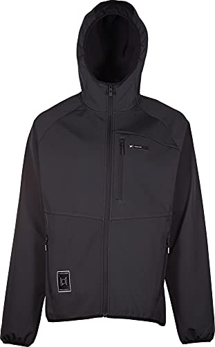L1 Premium Goods Herren 2nd Layer KILSON TECH Fleece Jacket 22 DWR beschichtet Snowboard Outdoor, Black, Schwarz, M von L1 Premium Goods