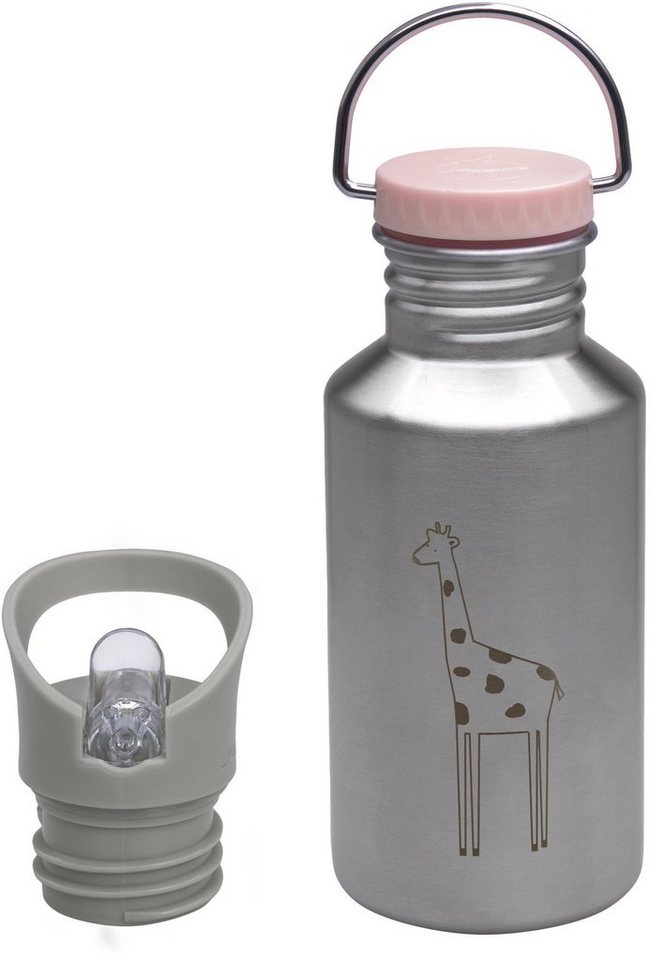 LÄSSIG Trinkflasche Safari, Giraffe, Rose von LÄSSIG