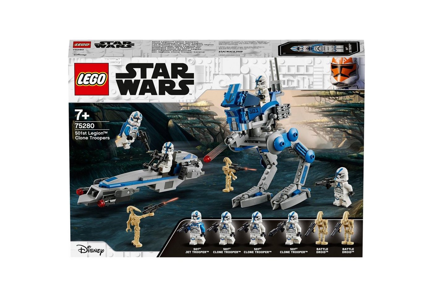 LEGO® Konstruktionsspielsteine LEGO 75280 STAR WARS Clone Troopers der 501.Legion - EOL 2022, (Set) von LEGO®