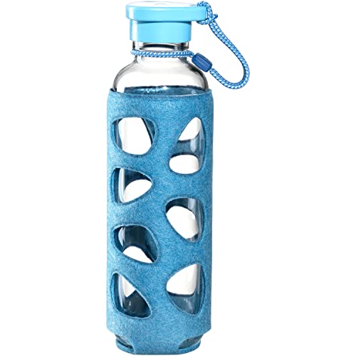 LEONARDO HOME Unisex – Erwachsene Flasche IN Giro 500 ml eisblau, 022179, blau von LEONARDO HOME