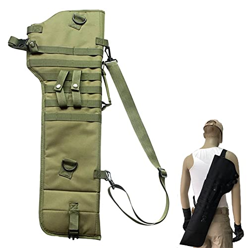 LGESR Taktische Waffengehäuse Schrotflinte Bag Jagdgewehrtasche Airsoft Gun Tasche Waffenhüllen for Pistolen Gewehr Rucksack Gun Tragetasche (Color : Army Green, Size : 72CM) von LGESR