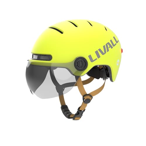 LIVAL L23_Smarter City-Helm mit Visier in gelb_L_58-62 cm von LIVALL