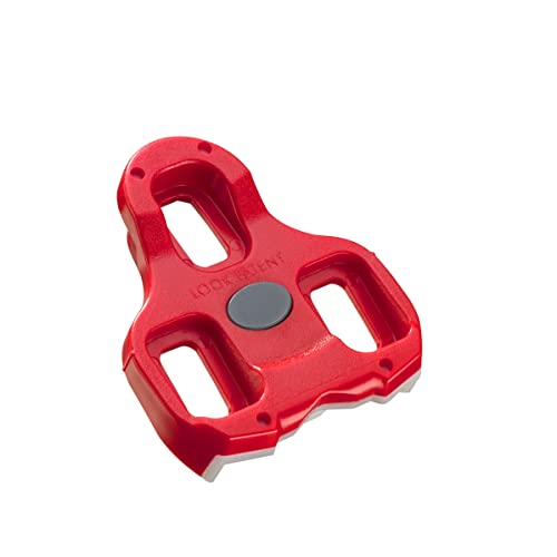 LOOK Cycle - KEO Cleat Fahrrad-Cleats mit Memory-Positionier-Funktion - Kompatibel mit Allen auf dem Markt erhältlichen Pedalen - Minimales Gewicht, kompakte Größe - 9° Winkelfreiheit - Farbe Rot von LOOK