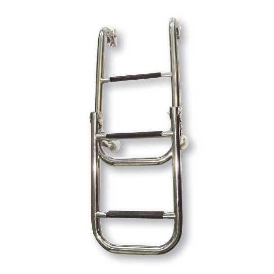 Lalizas Stainless Steel Folding Ladder Silber 1+2 Steps von Lalizas