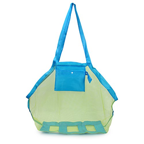 Große Latinaric-Strandtasche, geeignet als Tragetasche für den Strand, zum Schwimmen, für Ausflüge mit Kindern, zum Transportieren von Spielzeug, Handtüchern und Kleidung, hellblau von Latinaric