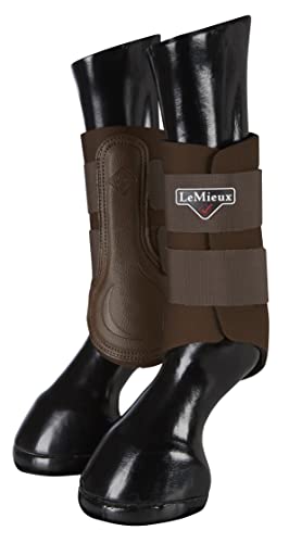 LeMieux Unisex-Erwachsene Prosport Grafter Gamaschen Paar Bürsten Stiefel, braun, L von LeMieux