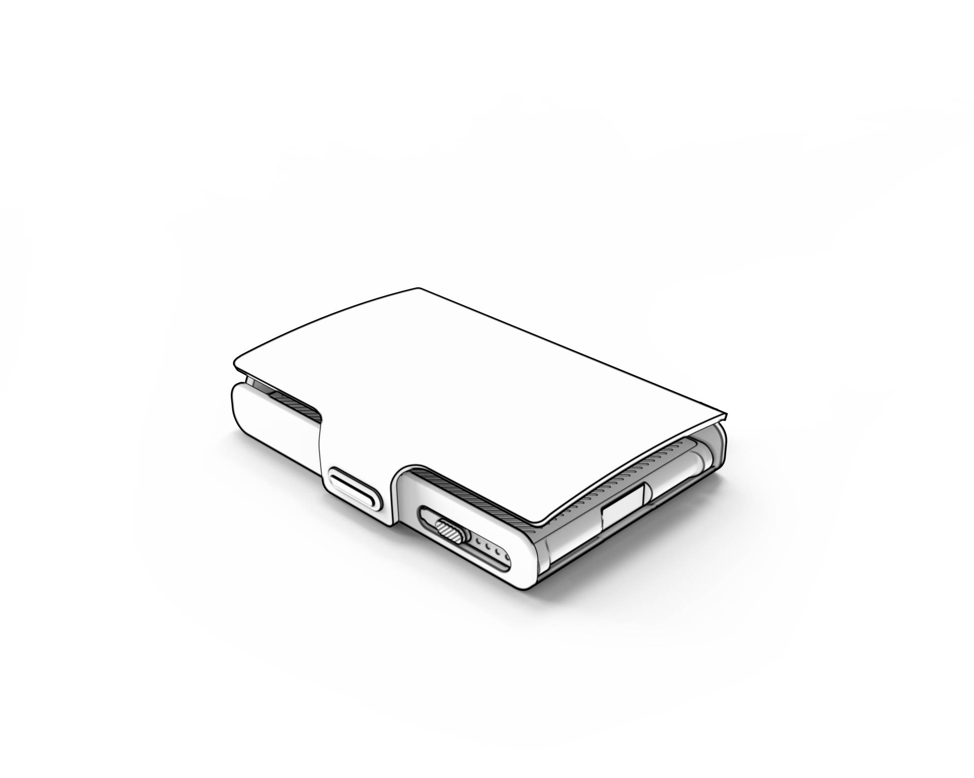 Ledlenser Flexible Wallet - Geldbörse mit Taschenlampe, Farbe: grau von Ledlenser GmbH & Co Kg