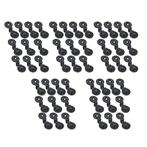 Leeadwaey Schattennetz-Clips, Stoff-Clips für Sonnenschutz, Netz, Auto-Netz, 50 Stück, 3,8 x 10,2 cm von Leeadwaey