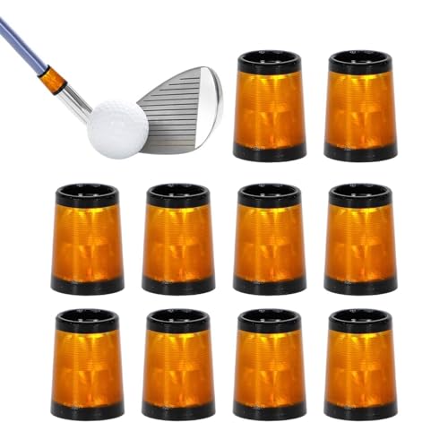 Lembeauty Golf-Eisenhülsen,Golfschläger-Eisenhülsen - Schlägerkopfhüllen mit Eisenhülsen | Eisenhülsen-Schlägerkopfhüllen, 10 Stück Schlägerhauben für Golfschläger, passend für die meisten Schläger, von Lembeauty