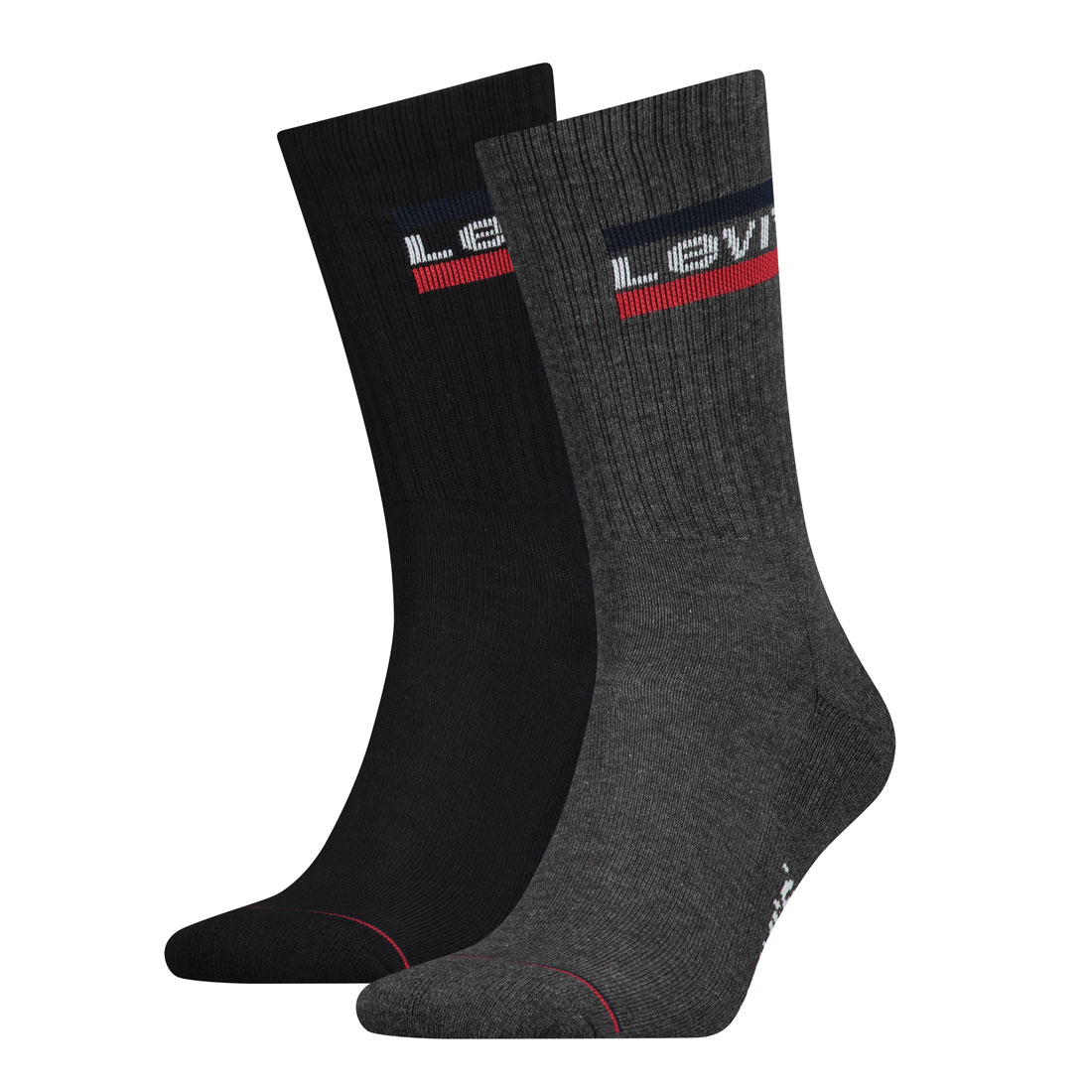 2 Paar Levis 144NDL Regular Cut SPR Unisex Socken Strümpfe 902012001 von Levi&#039;s