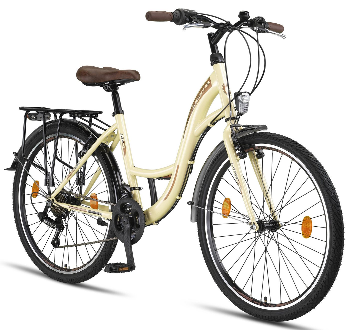 Licorne Bike Cityrad Licorne Bike Stella Premium City Bike 20,24,26 und 28 Zoll Fahrrad von Licorne Bike