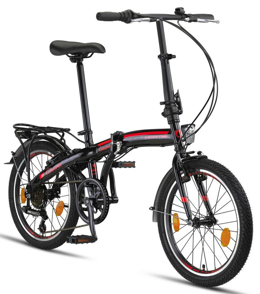 Licorne Bike Klapprad Licorne Bike Conseres Premium Falt Bike in 20 Zoll - Fahrrad von Licorne Bike