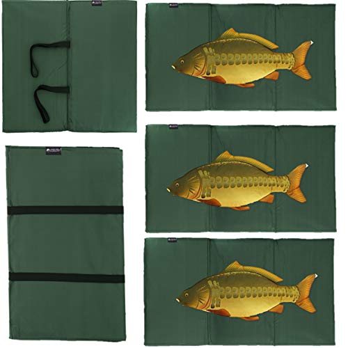 NGT Abhakmatte zum Karpfenangeln, 100 x 60 x 1 cm, 3 Stück von Lidsters Fishing Supplies LTD