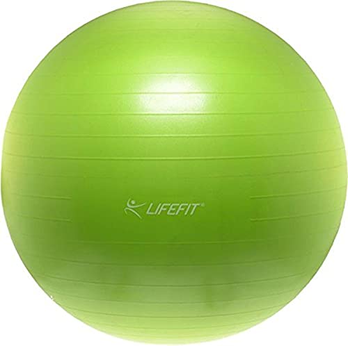 Lifefit Unisex-Adult Balance Gym Ball Anti-Burst, Grün, 55 cm von Lifefit