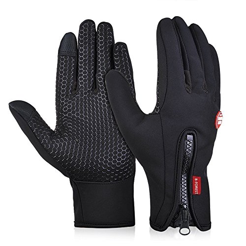 Limirror wasserdichter Touchscreen Handschuhe Winter Fahrradhandschuhe Laufhandschuhe Sports Handschuhe mit Touchscreen Funktion … (L) von Limirror