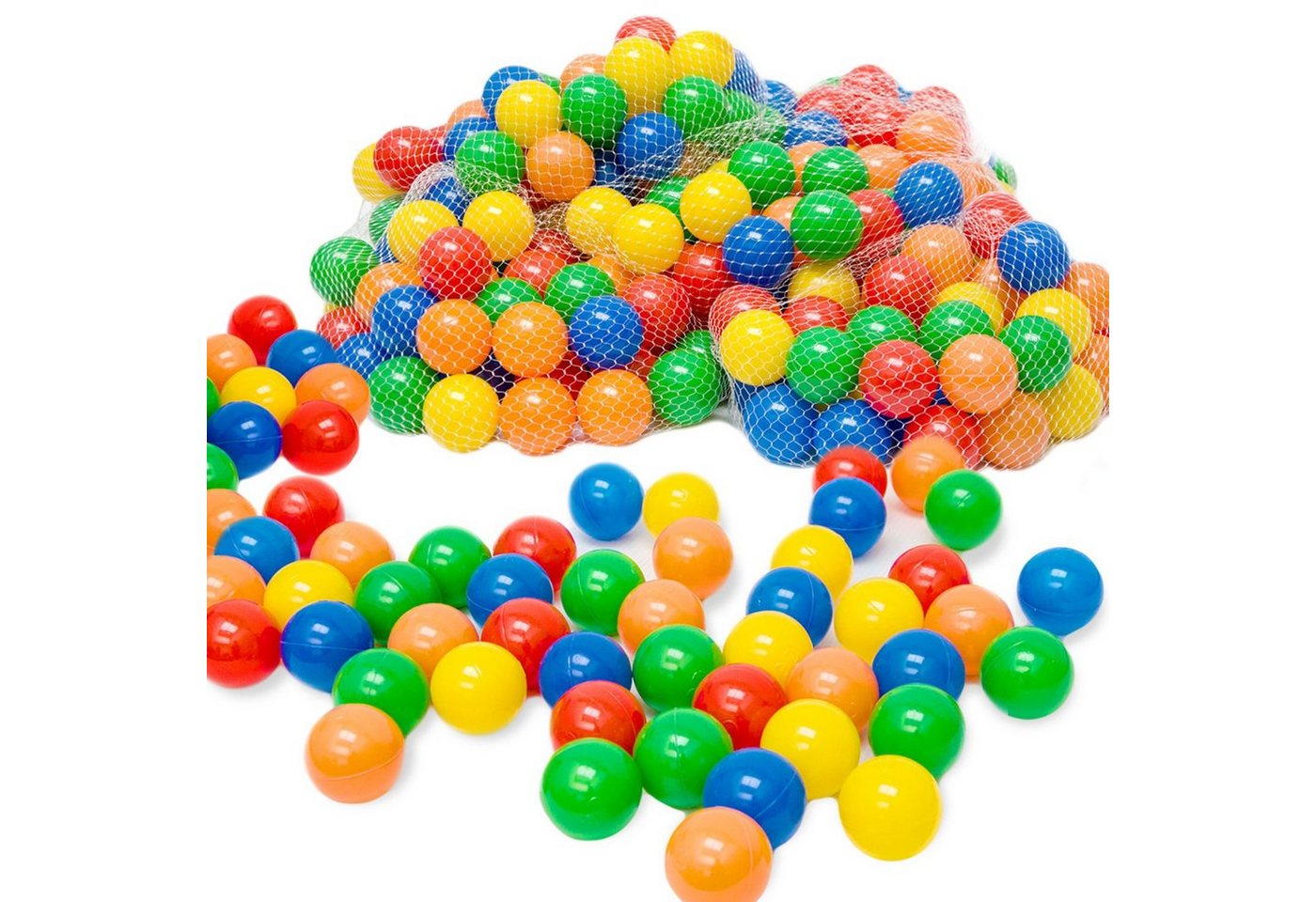 LittleTom Bällebad-Bälle 50 - 10.000 Stück Bällebad Bälle Bällebadbälle, Bunte Farben Neuware Ball von LittleTom