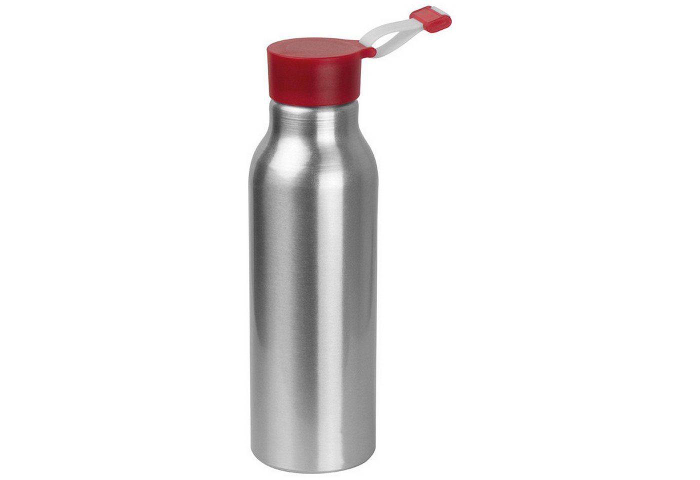 Livepac Office Trinkflasche Alu Trinkflasche / Füllvermögen von 600 ml / mit roten Silikondeckel von Livepac Office