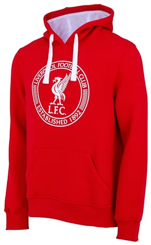Liverpool FC LFC Kapuzen-Sweatshirt, offizielle Kollektion, Erwachsenengröße, Herren, XL von Liverpool FC