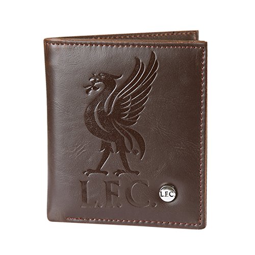 Liverpool FC - Geldbörse aus Kunstleder - Offizielles Merchandise - Geschenk für Fußballfans - Braun von Liverpool FC