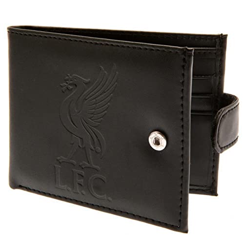 Liverpool FC RFID-Brieftasche aus Leder mit eingeprägtem Vereinswappen von Liverpool FC