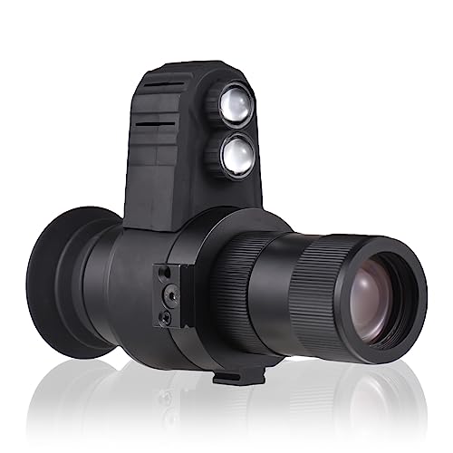Lixada Nachtsichtgerät, Nachtsichtbrille für Tag- und Nachtjagd, Digitale Nachtsicht Monokular/Fernglas, Infrarot Nachtsicht mit IR-Beleuchtung für die Jagdüberwachung und Wildtierbeobachtung von Lixada