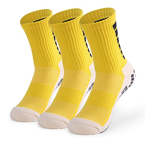 Lixada Die rutschfesten Running Fußball-Socken, der Männer tragen Fußball-hohe Schlauch-Socken 1 Paar / 3 Paar zur Schau von Lixada
