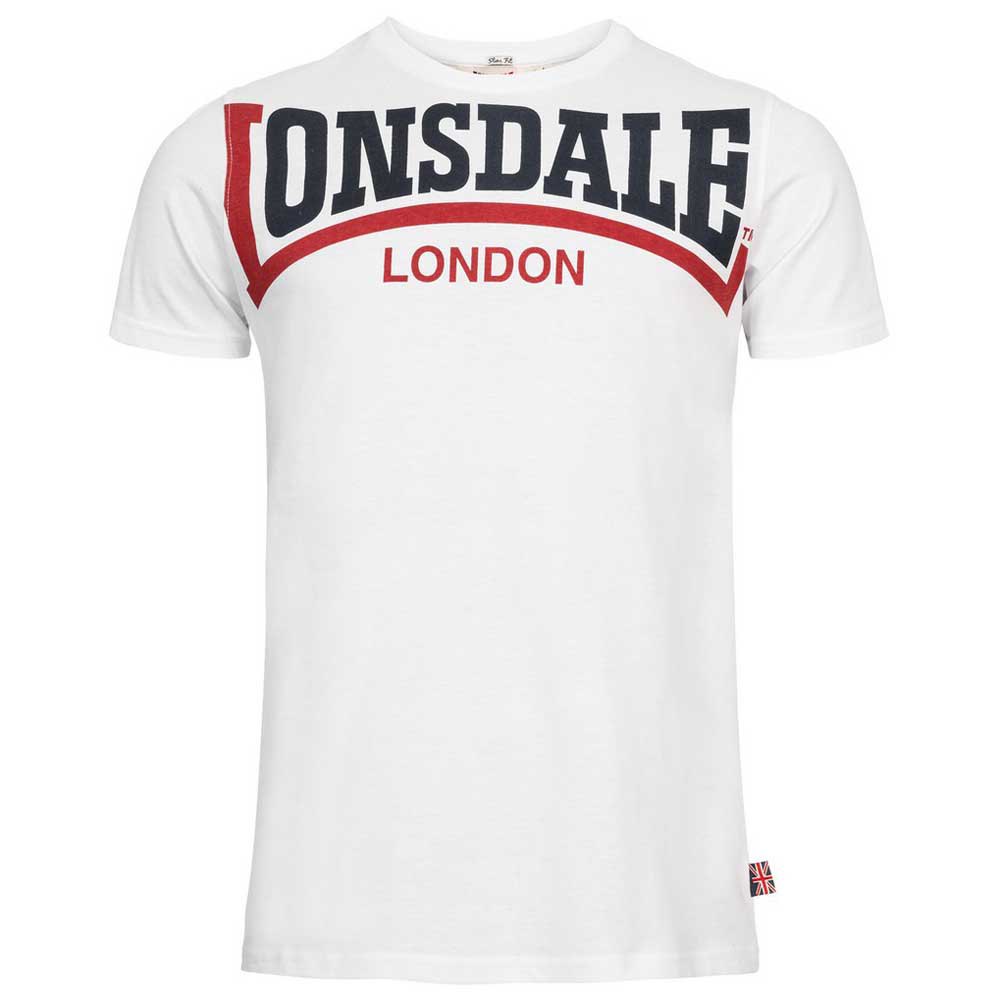 Lonsdale Creaton Short Sleeve T-shirt Weiß 3XL Mann von Lonsdale