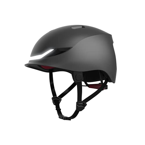 Lumos Matrix Smart-Helm | Urban | Skateboard-, Roller- und Fahrradzubehör | Vorder- und Rücklicht (LED) | Blinker | Bremslichter | Bluetooth-Verbindung | Erwachsene: Männer, Frauen (Charcoal Black) von Lumos