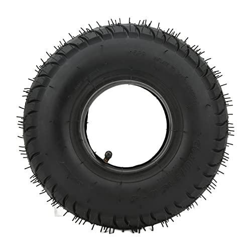 Luqeeg Scooter-Reifen, 4.10/3.50‑5 Reifenersatz mit Außenreifen und Innenschlauch, Aufblasbarer Gummireifenersatz für Elektroroller-Wagenrad von Luqeeg