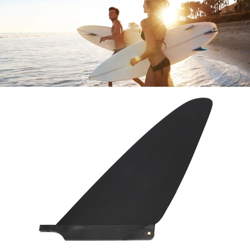 Luqeeg Surfbrettflosse, Einzigartiges Design aus PVC mit Exquisiter Verarbeitung für Alle Arten von Surfbrettern (Black) von Luqeeg