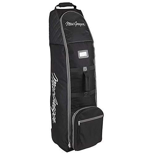 MACGREGOR Herren MAC003 VIP Golf Reisetasche Schwarz/Grau zum Schutz der Golftasche und Golfschläger, Einheitsgröße von MACGREGOR