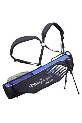 MacGregor Golf MACTEC 4.0 Golf Club Flip Stand Bag, 6.5", Schwarz/Royal von MACGREGOR
