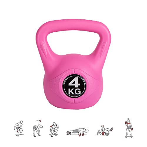 MAGIC SELECT 4 kg Kettlebell-Gewicht mit Ergonomischem Griff, Kettlebell-Hantel für Muskeltraining zu Hause und im Fitnessstudio. von MAGIC SELECT