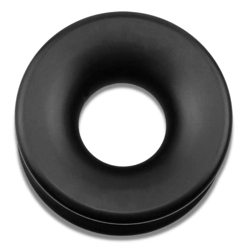 MARINEO Rundkausche Low Friction Ring Loop Aluminium Thimble hart-eloxiert extrem glatt (max. 7 mm Tau) von MARINEO