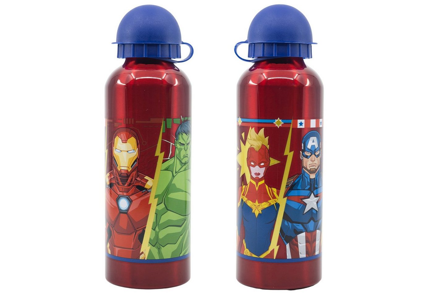 MARVEL Trinkflasche Marvel Avengers Sport Aluminium Wasserflasche Flasche 530 ml von MARVEL