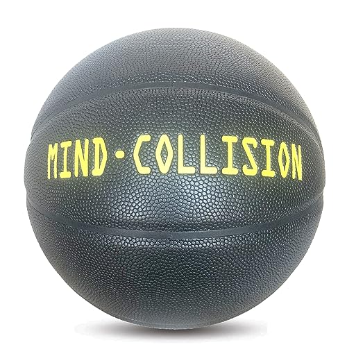 MINDCOLLISION Größe 5/6/7 Gewichtete Basketbälle, Übergewichts-Basketbälle, Kontrolltrainings-Basketbälle zur Verbesserung der Dribbling- und Ballhandhabungsfähigkeiten,Schwarz,No.6(1000g) von MINDCOLLISION