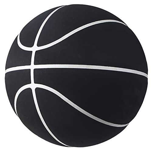 MINDCOLLISION Standard 5/6/7 Basketball, Nicht-Slip- Und Wear-Resistente Mikrofaser-Wildleder, Kein Logoball, Geeignet Als Unterschrift, Geschenk,White Edge,No. 5 von MINDCOLLISION