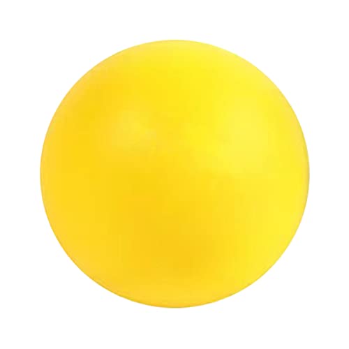 MINDCOLLISION Unbeschichteter Schaumstoff mit hoher Dichte, Stiller Ball, weich und elastisch, geeignet für Innenbasketball -Reifen, DIY -Augapfel, Fitnessball, Dodge Game,Gelb,15cm von MINDCOLLISION