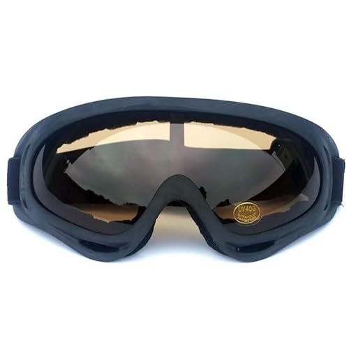 MOEENS Bike Motocross Goggles,Motorradbrillen Schutzbrillen, Schutzbrillen, Motorradbrillen, Sport-Windschutzscheibenmasken, Schutzbrillen (Size : Black frame-color film) von MOEENS