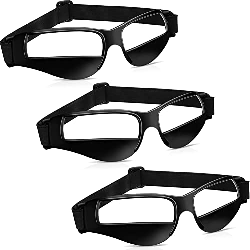 MOLERRI 3Pc Sports Dribbling Specs Basketball-TrainingsgeräTe Basketballbrille Dribbling Aids Einstellbare Dribbling-Brille von MOLERRI