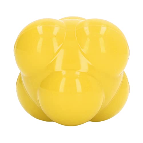 MXGZ Reaktionsball, Professioneller Reaktionstrainer aus Gummi Zur Stärkung der Beweglichkeit (Gelb) von MXGZ